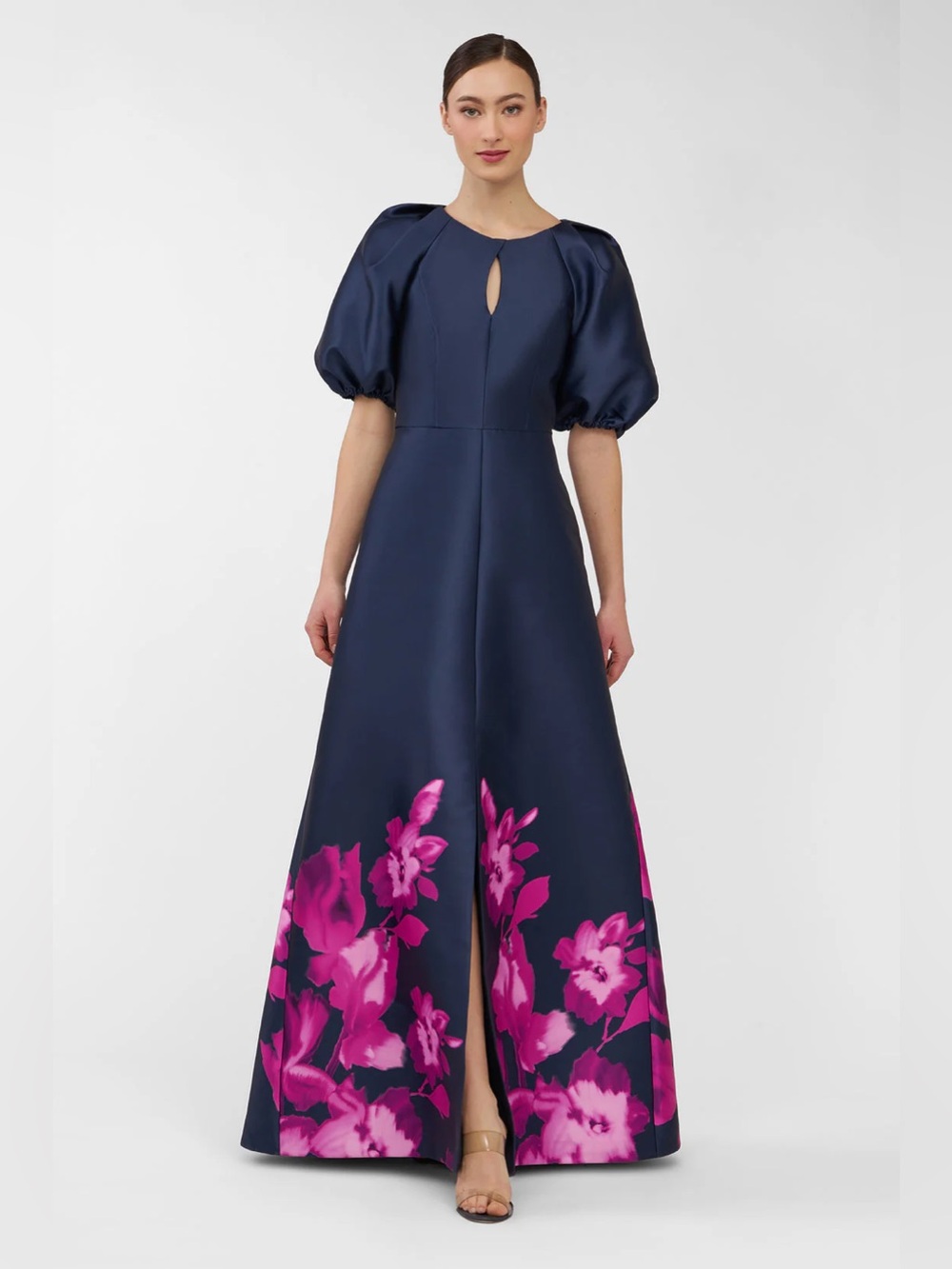 Kay Unger Delfina Statement Sleeve Dress
